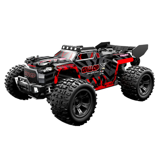 SUCHIYU/SCY LH-18108 1/18スケール RCモンスタートラック 4WD 高速 LEDライト メタルギア レッド/グリーン