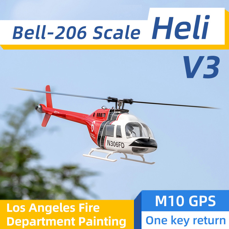 Flywing BELL-206 V3 Smart RC Hubschrauber Hohe Simulation mit GPS