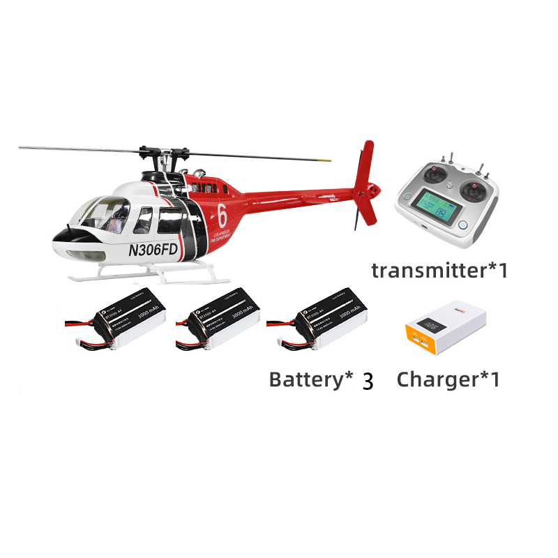 Flywing BELL-206 V3 Smart RC Hubschrauber Hohe Simulation mit GPS