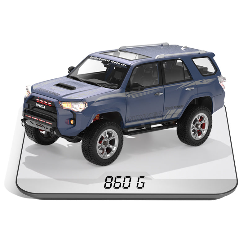 Hengguan HG4-209 Toyota 4Runner 1/18 Scale Licensed Alloy RC Car – Dual Motor, LED Lights, Smoke System