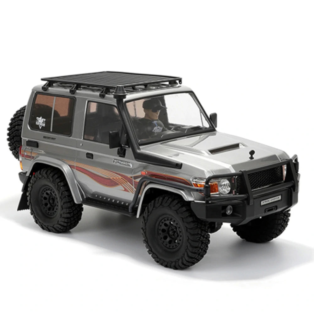 RGT EX86020 Intruder 1/10 Scale RTR Crawler - Yellow, Silver, and Red | 35T RC550 Motor, 60A ESC, 6CH 2.4G Transmitter