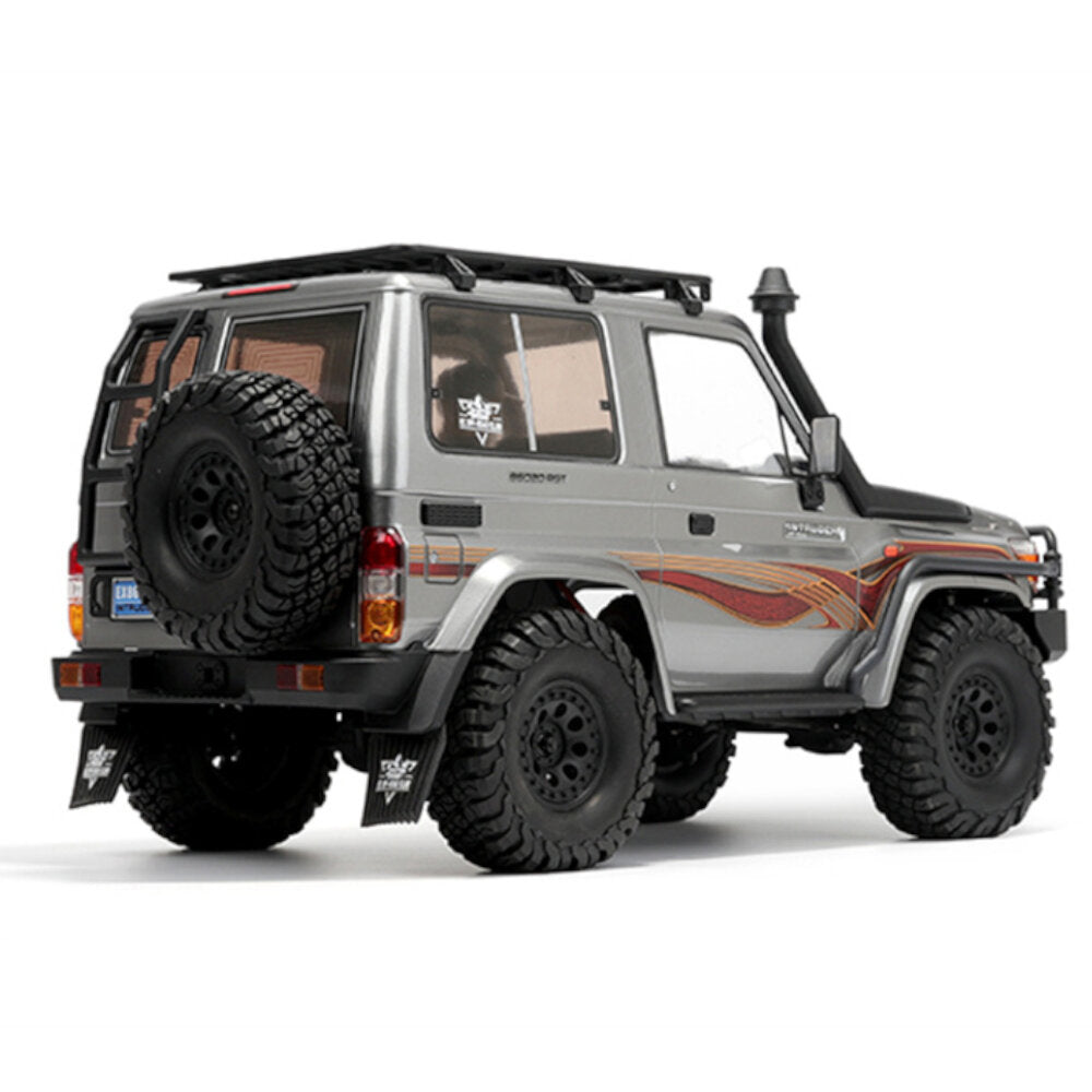 RGT EX86020 Intruder 1/10 Scale RTR Crawler - Yellow, Silver, and Red | 35T RC550 Motor, 60A ESC, 6CH 2.4G Transmitter