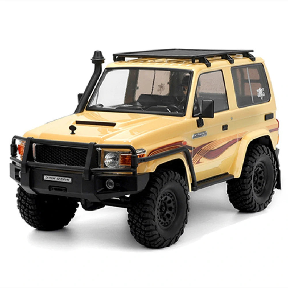 RGT EX86020 Intruder 1/10 Scale RTR Crawler - Yellow, Silver, and Red | 35T RC550 Motor, 60A ESC, 6CH 2.4G Transmitter