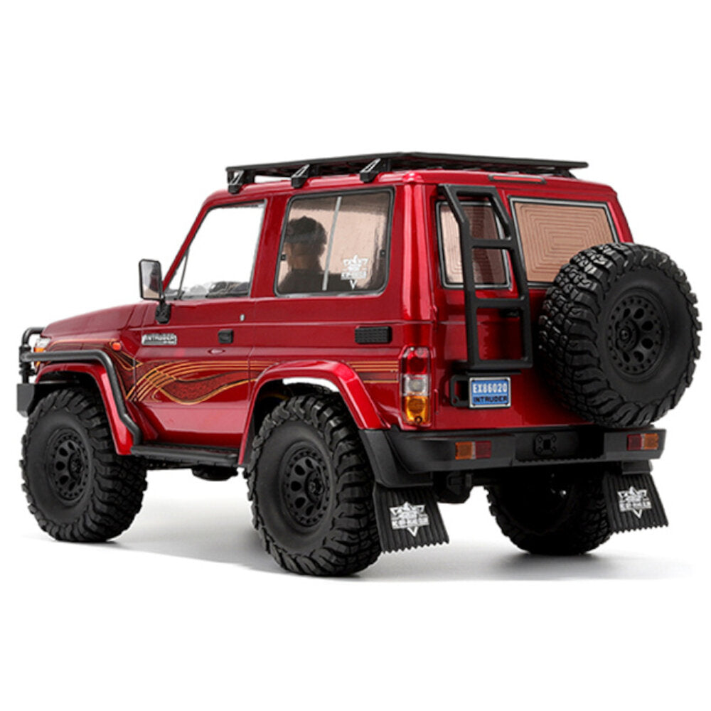 RGT EX86020 Intruder 1/10 Scale RTR Crawler - Yellow, Silver, and Red | 35T RC550 Motor, 60A ESC, 6CH 2.4G Transmitter