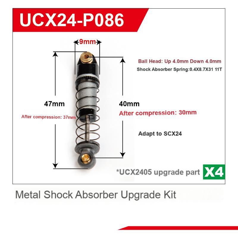 UDI R/C UCX2405 Pro 1:24スケール 4WDロッククローラーRTR | ブラシレスモーター | フルプロポーショナルコントロール