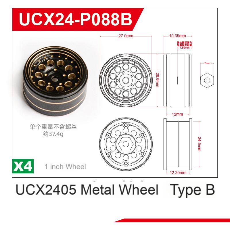 UDI R/C UCX2405 Pro 1:24スケール 4WDロッククローラーRTR | ブラシレスモーター | フルプロポーショナルコントロール