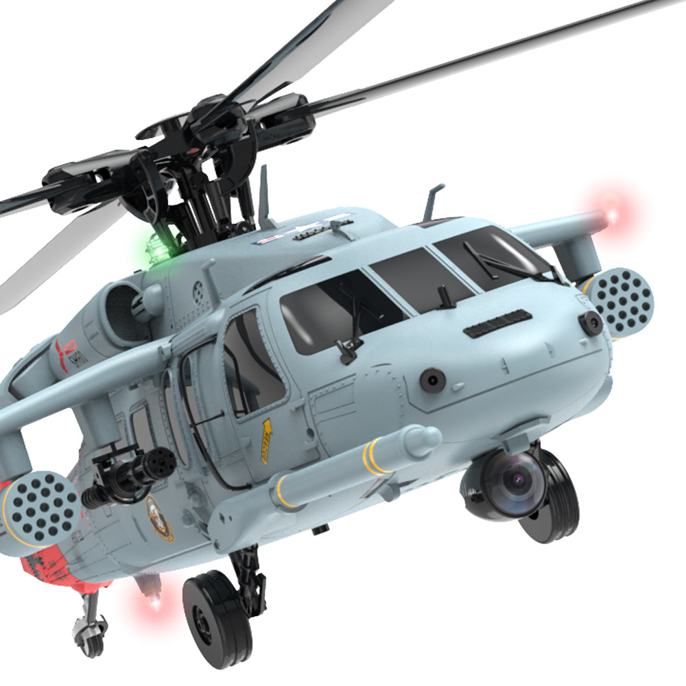 YUXIANG YXZNRC F09-H SH60 Seahawk 1/47 Scale GPS Flybarless FPV RC Helicopter - Realistic Military Simulation - RTF