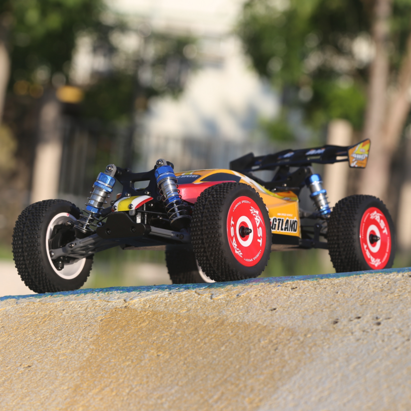 GTFans M610 1/12 RC Buggy – 60km/h High-Speed 4WD Brushless Off-Road Car with CF Chassis & 2.4GHz Remote