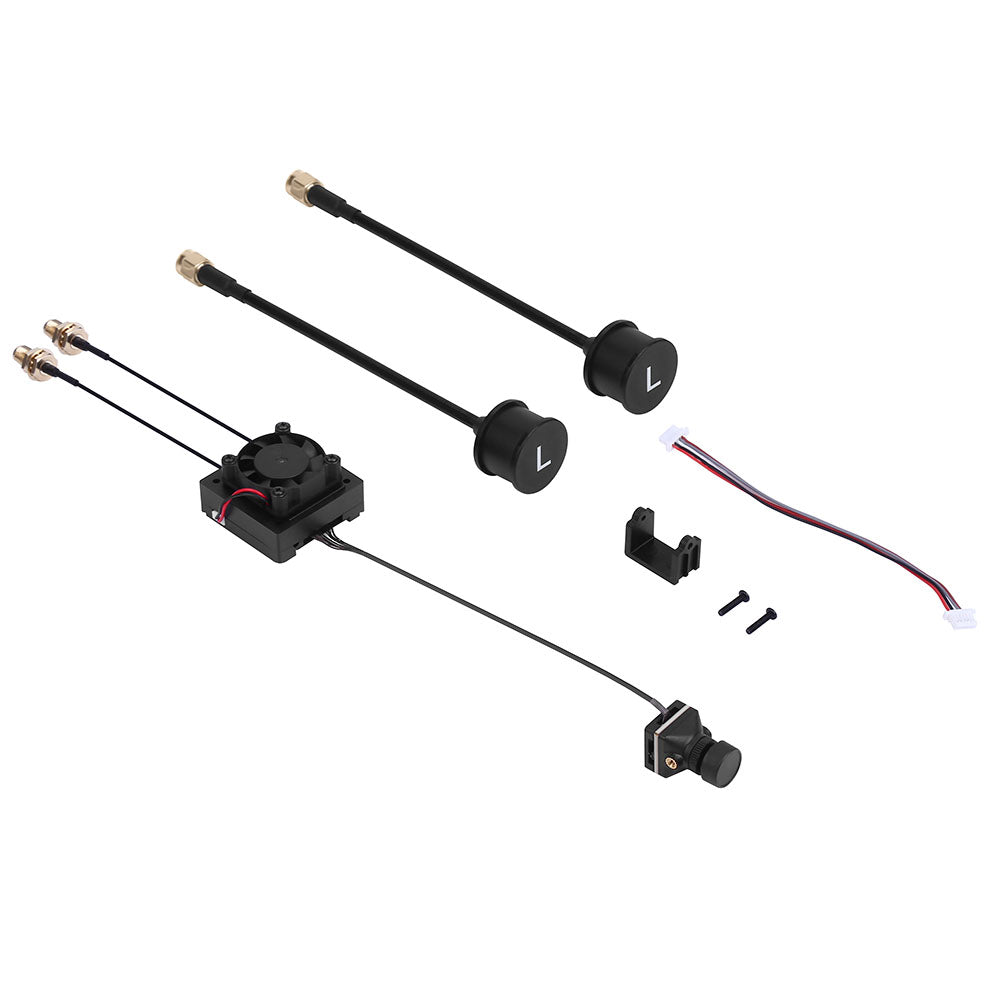 Hawkeye HD FPV Video Transmission System Combo – 720p 60FPS Low Latency Air Unit + HD Goggles (10KM Range, 5.8GHz)