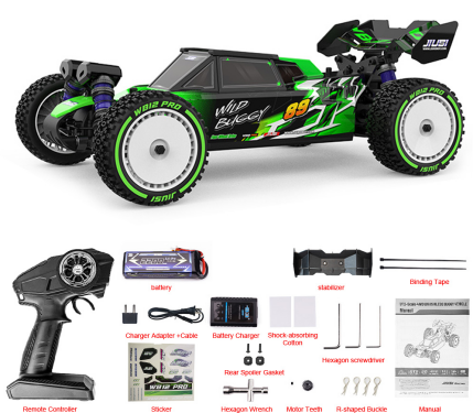 JIUSI WB12-PRO 1/12 4WD Brushless RC Buggy – 80km/h Off-Road Racing Car with 3S Power