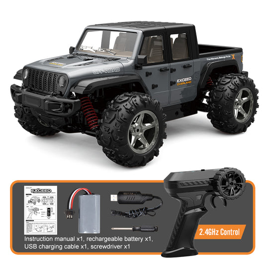 JJRC C8819 1/20スケール 高速4WD RCピックアップトラック – オフロード、防水、RTR