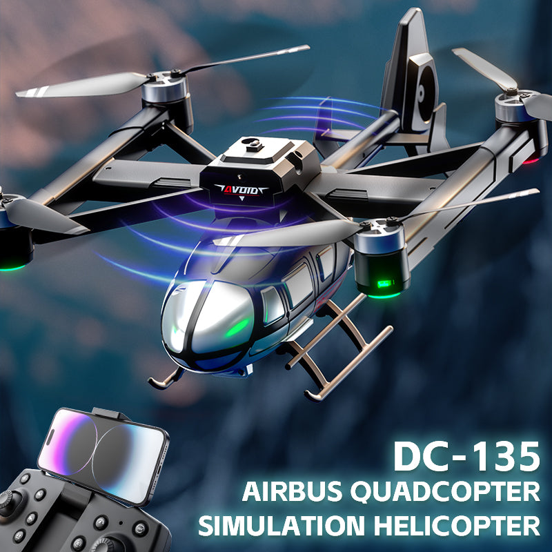 JJRC X38 DC-135 Airbus Quadcopter-Drohne (RC-Helikopter) mit 720P HD-Kamera und 5-Wege-Hindernisvermeidung
