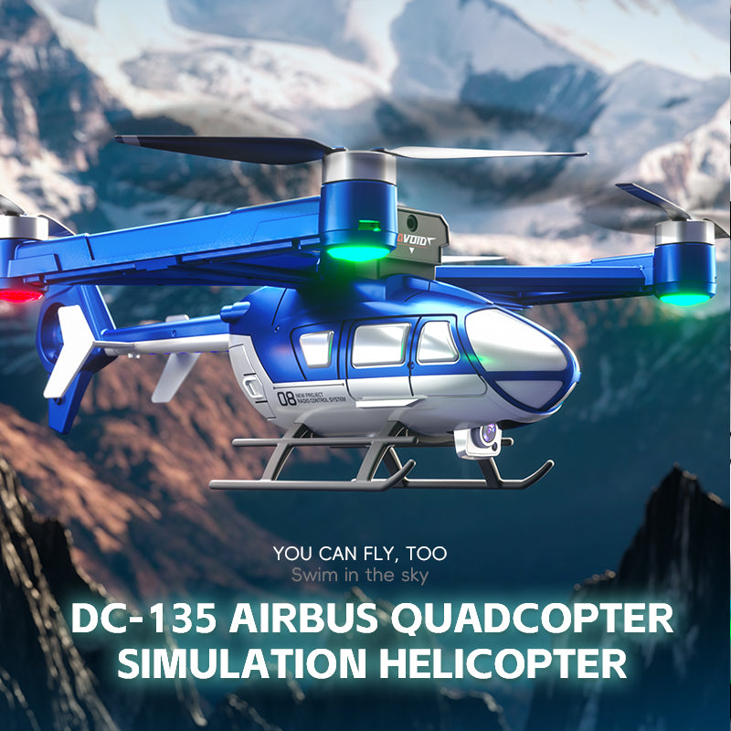 JJRC X38 DC-135 Airbus Quadcopter-Drohne (RC-Helikopter) mit 720P HD-Kamera und 5-Wege-Hindernisvermeidung