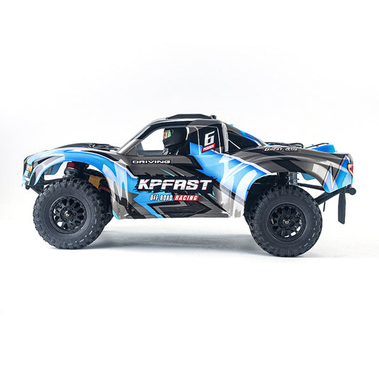 KFPlan KF17 1:12 Brushless RC Rally Truck – 3S Power, 60km/h Speed, All-Metal Drivetrain, LED Lights, JX Servo