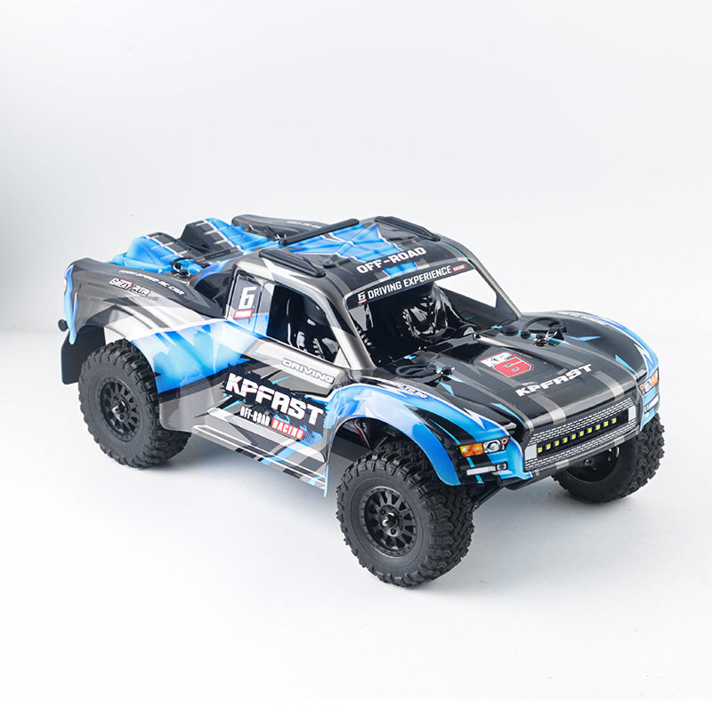 KFPlan KF17 1:12 Brushless RC Rally Truck – 3S Power, 60km/h Speed, All-Metal Drivetrain, LED Lights, JX Servo