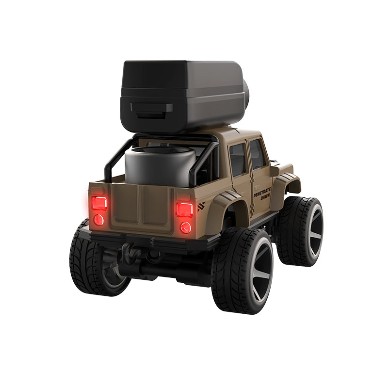 KFPlan KF32 1/64 Scale Off-Road Alloy Mini RC Climbing Car with 480p Top-Mounted FPV Camera – High-Speed 2.4GHz Control