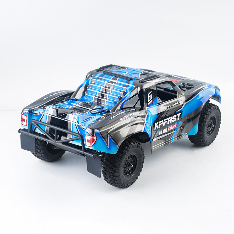 KFPlan KF17 1:12 Brushless RC Rally Truck – 3S Power, 60km/h Speed, All-Metal Drivetrain, LED Lights, JX Servo