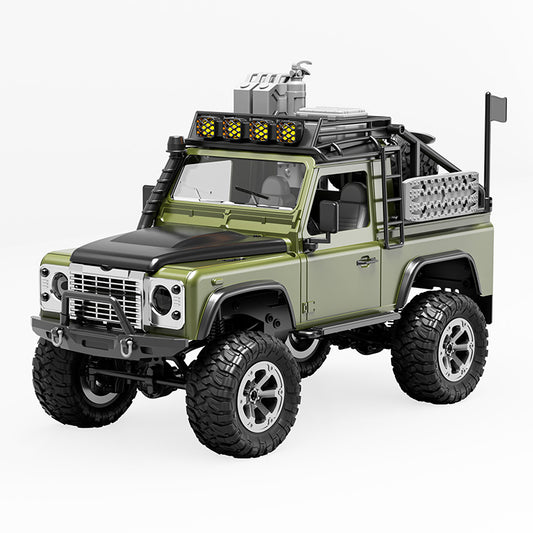 KFPlan KF90 1/12 Scale 4WD RC Rock Crawler Truck – Full Proportional Control Off-Road Climbing Car with LED Lights & 7.4V Battery