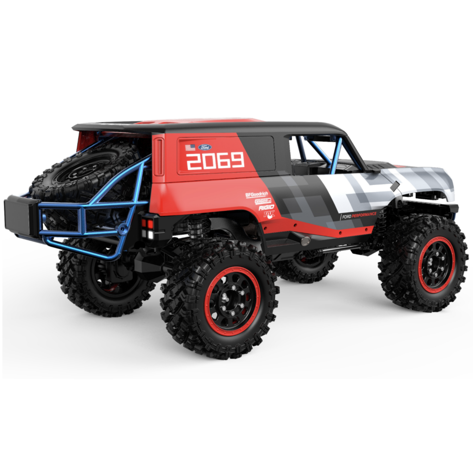 MJX Hyper Go H12P 1/12 Ford Bronco R RC Crawler – Brushless, Licensed Shell, Metal Gears, 40-Min Run Time