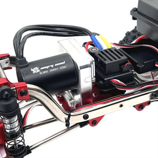 MJX Hyper Go H12Y / H12Y+ CNCアルミニウムセンターギアボックスハウジング – レッド、ブラック、シルバー