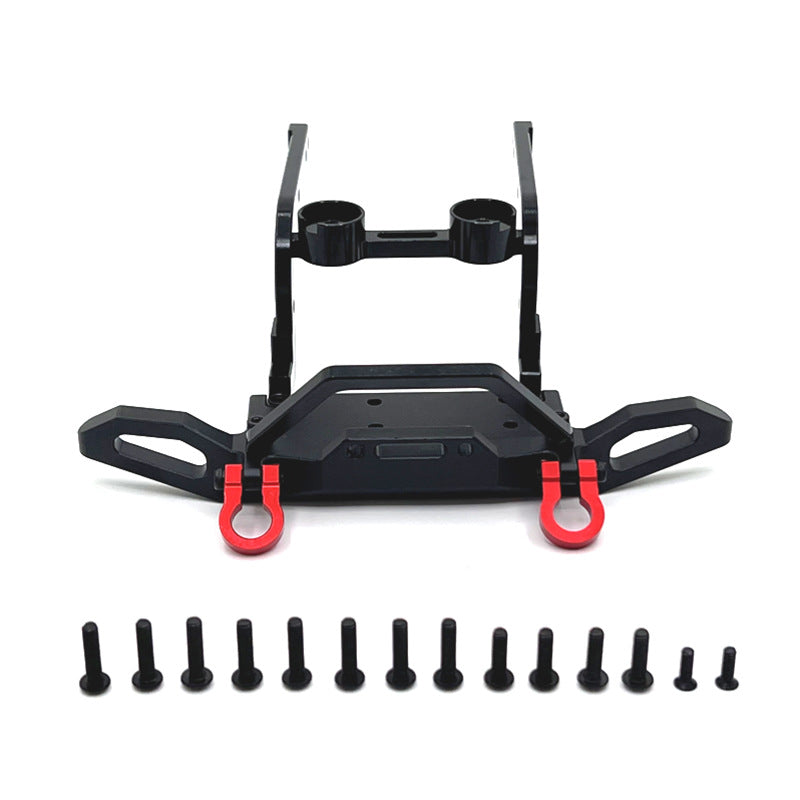 MJX Hyper Go H12Y / H12Y+ RCカー用メタルフロントバンパー - 6061アルミニウムアップグレードアクセサリー (レッド / ブラック / シルバー)