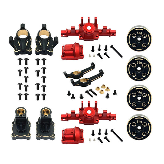 MJX Hyper Go H18P 1/18 Metal Upgrade Parts – Aluminum & Brass RC Car Accessories