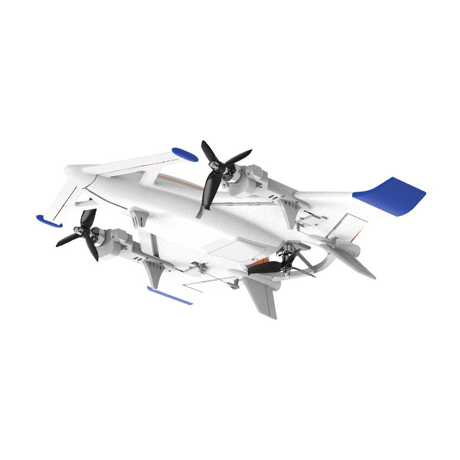 Qidi-570 8チャンネル 3軸 VTOL 固定翼 RC飛行機 – マルチモード飛行 | 夜間飛行