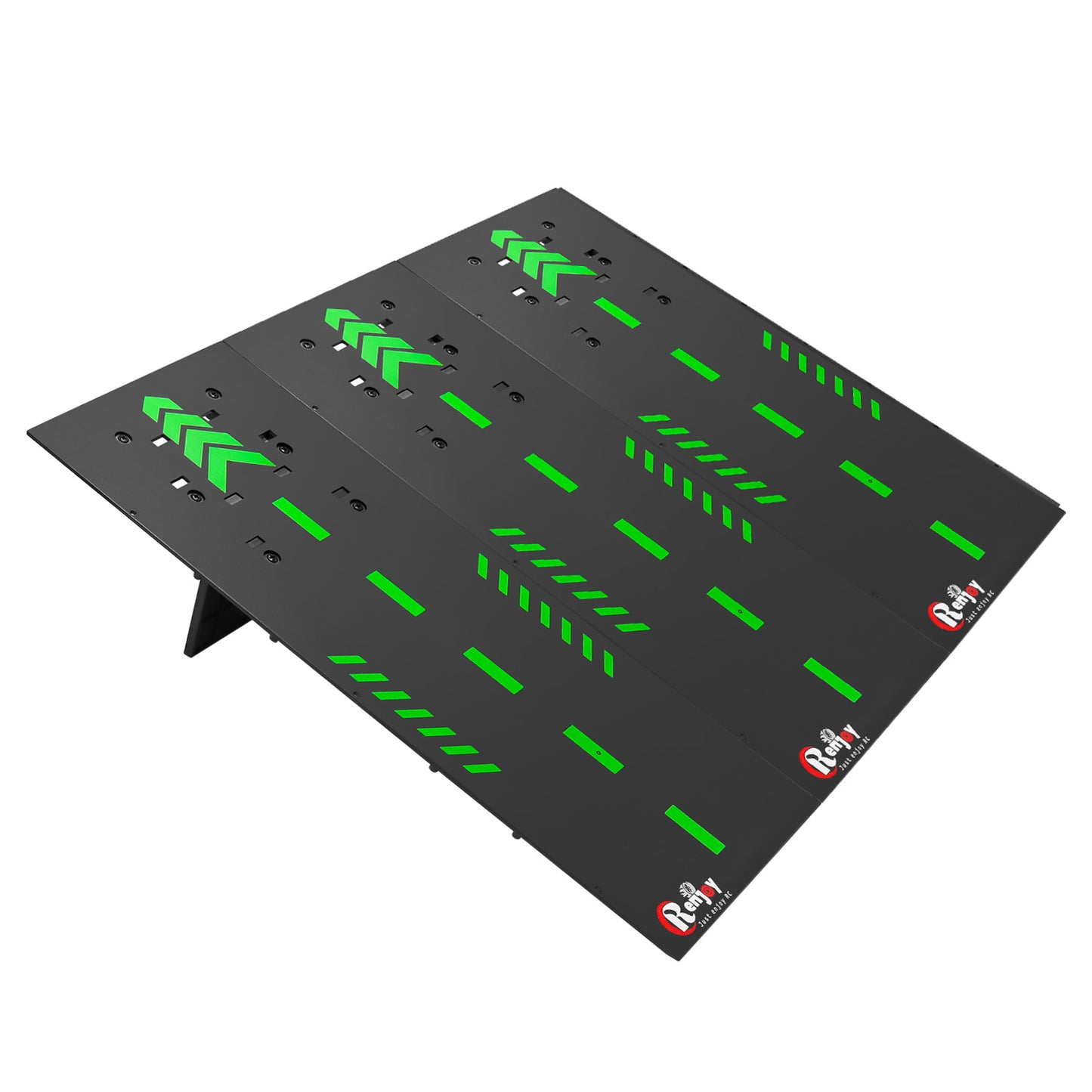 RCENJOY RC Car Jump Ramp – Takeoff Stunt Ramp Playset for 1/12, 1/14, 1/16, 1/18 & 1/24 Scale RC Cars and Trucks
