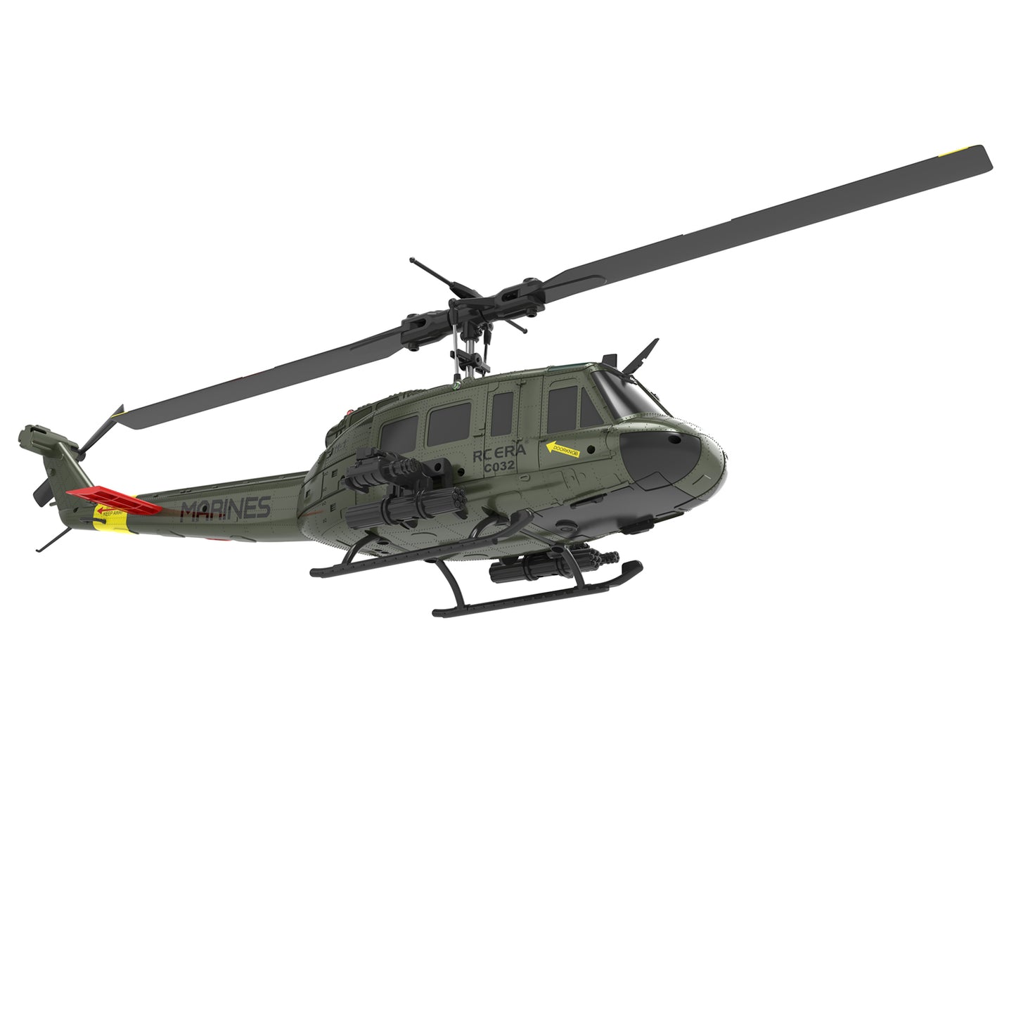 RC ERA C032 UH-1 Huey 6CH Brushless RC-Helikopter mit Gyro-Stabilisierung – maßstabsgetreue Nachbildung mit Höhenhaltung und 3D-Rückenflug