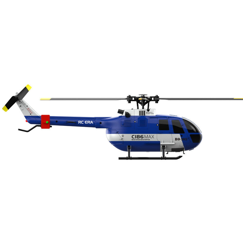 RC ERA C186MAX 1:48 Bo-105 2,4 GHz 4-Kanal 6-Achsen-Gyro Flybarless RC-Helikopter mit Upgrade-Funksteuerung
