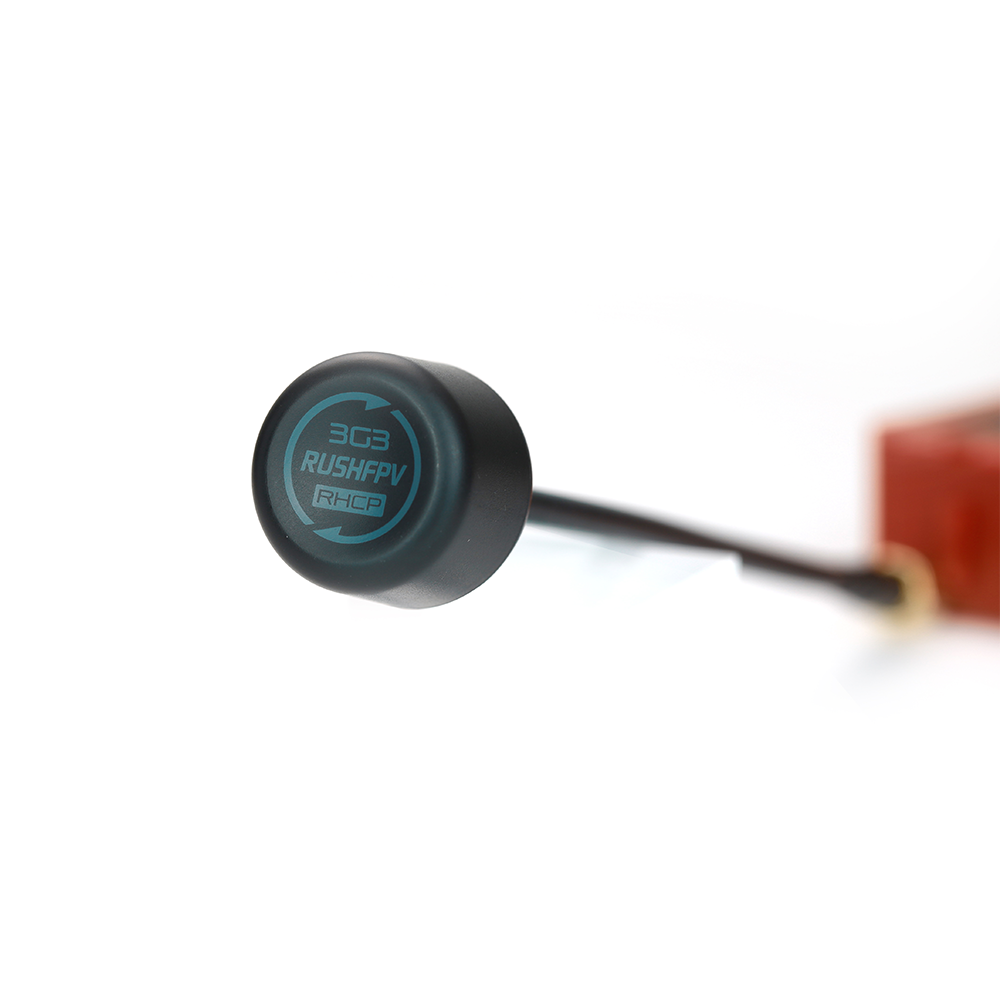 RUSHFPV 3.3GHz 2W Video Transmitter with Circular Polarized Antenna for Long-Range Flights