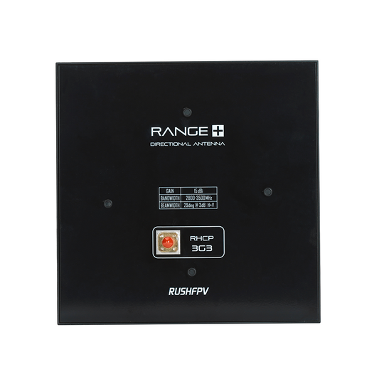 RUSHFPV 3.3GHz Video Receiver with DVR Option and High-Gain Directional Antenna