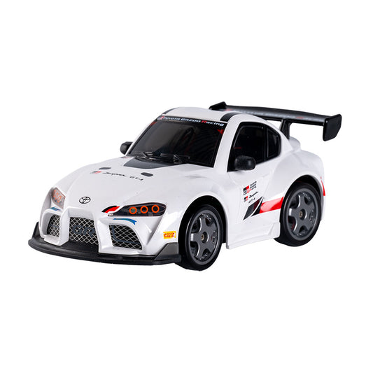 Officially Licensed 1:43 Mini Q 4WD RC Drift Car – Toyota Supra GT4 / Mitsubishi Evo 4 with LED Lights