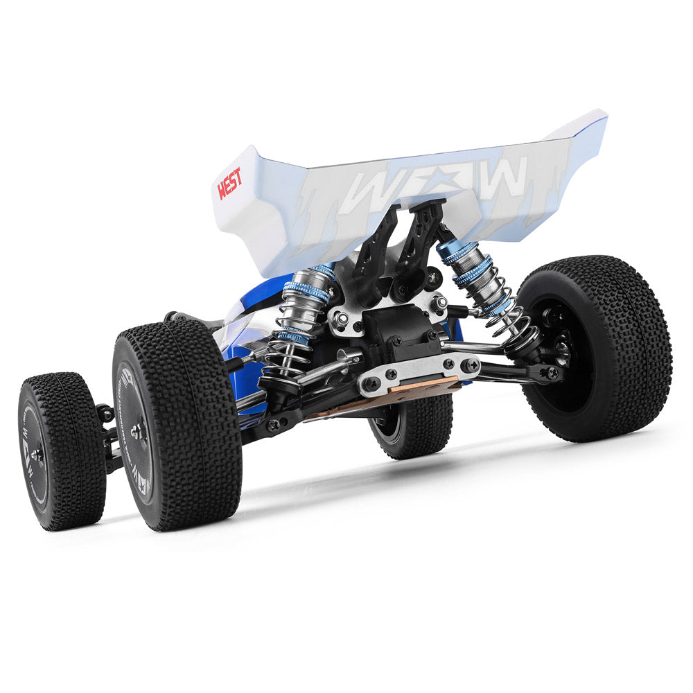 Wltoys 144011 Brushed 1/14 Scale 2.4G 4WD High-Speed RC Car - 65km/h, Metal Chassis, Upgraded 550 Motor