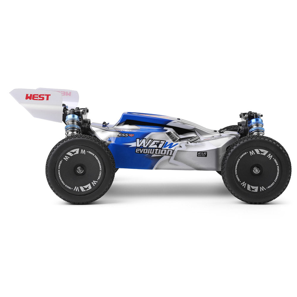 Wltoys 144011 Brushed 1/14 Scale 2.4G 4WD High-Speed RC Car - 65km/h, Metal Chassis, Upgraded 550 Motor