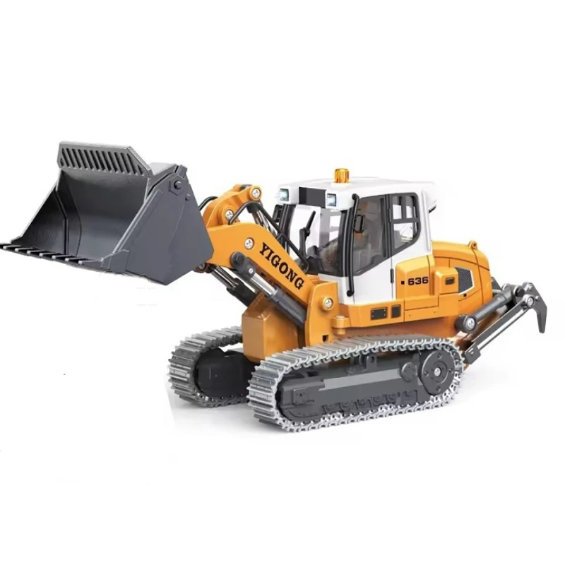 Yi Gong 636 1/50 Full-Channel Alloy RC Loader – Dual Motors, LED Lights, 2.4GHz, 3.7V LiPo