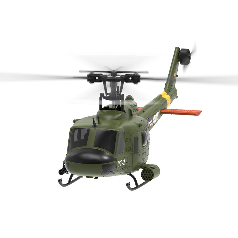 YXZNRC YuXiang F07 UH-1D ジャイロスタビライザー搭載 RC ヘリコプター RTF - 1:34 スケール US ベルヒューイ