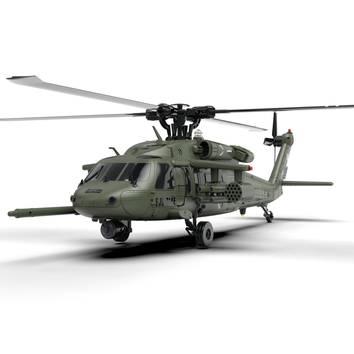 YXZNRC YuXiang F07 UH-1D ジャイロスタビライザー搭載 RC ヘリコプター RTF - 1:34 スケール US ベルヒューイ