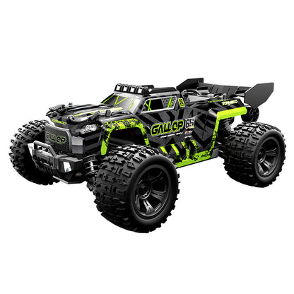 SUCHIYU/SCY LH-18108 1/18 Scale RC Monster Truck, 4WD, High-Speed, LED Lights, Metal Gears, Red/Green