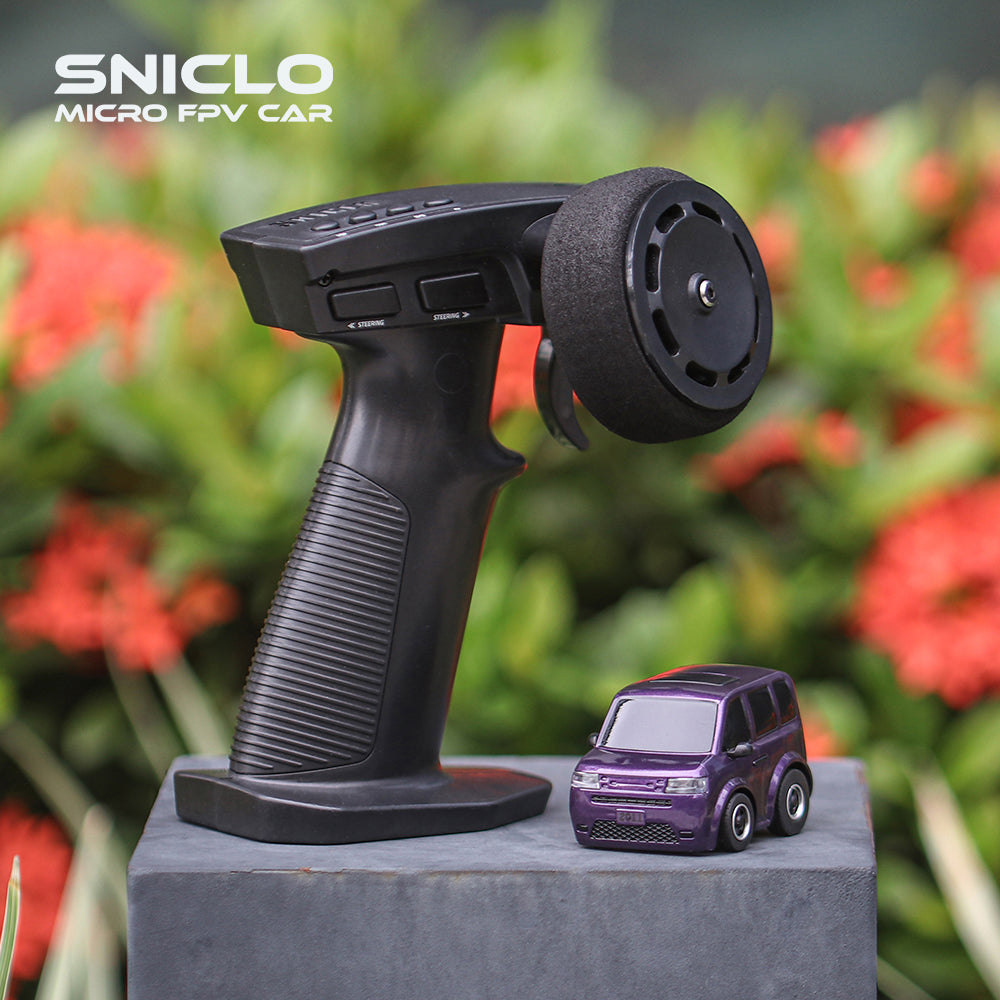 Sniclo Atom Q Series Mini RC Car with Camera - 1:100 Scale, Magnetic Suction, 2011 Model