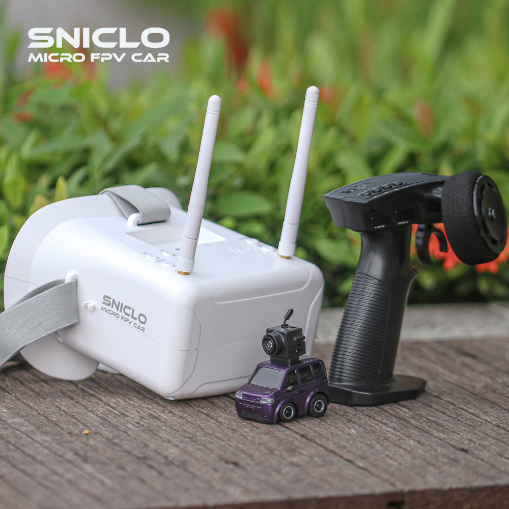 Sniclo Atom Q Series Mini RC Car with Camera - 1:100 Scale, Magnetic Suction, 2011 Model