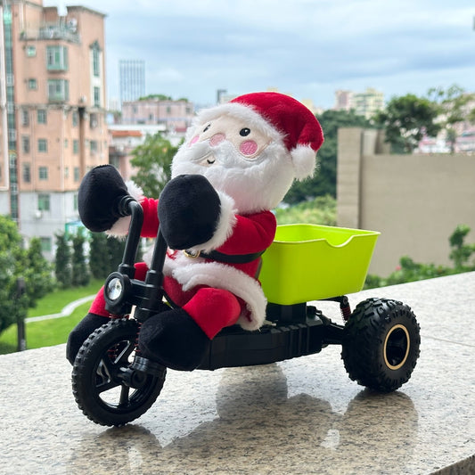 2026 Santa Claus Fun RC Tricycle – Full Proportional Remote Control Christmas Gift