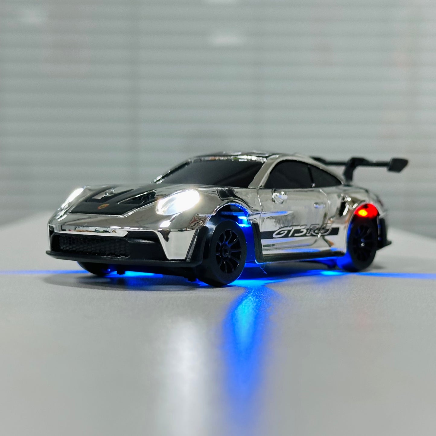HStar D43-01Q 1/43 Scale 4WD Alloy RC Drift Car Porsche 911 with Gyro & LED Lights
