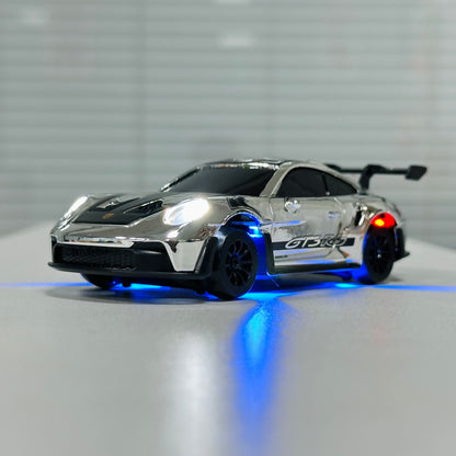 HStar D43-01Q 1/43 Scale 4WD Alloy RC Drift Car Porsche 911 with Gyro & LED Lights