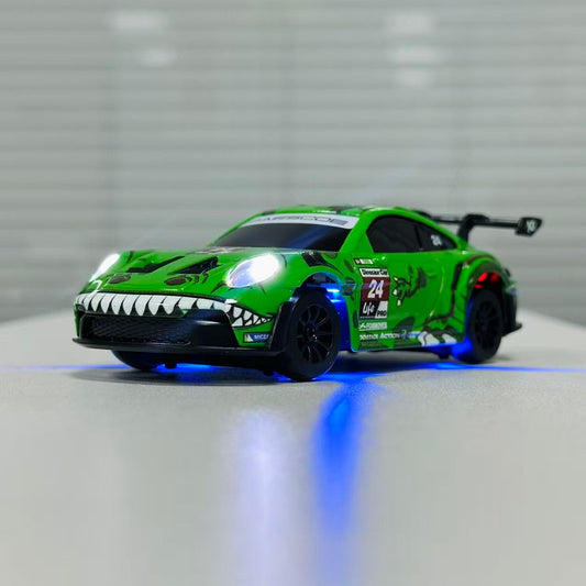 HStar D43-01Q 1/43 Scale 4WD Alloy RC Drift Car Porsche 911 with Gyro & LED Lights