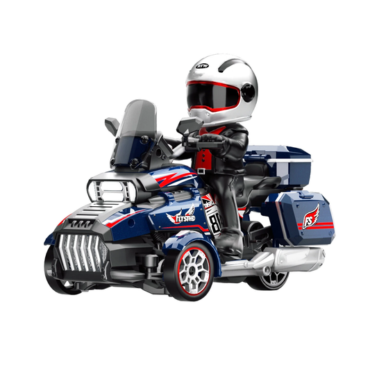 Fayee FQD86 1:43 RC Drift Trike Motorcycle with Gyro, 2.4GHz Remote, LED Lights, 15-20km/h Speed