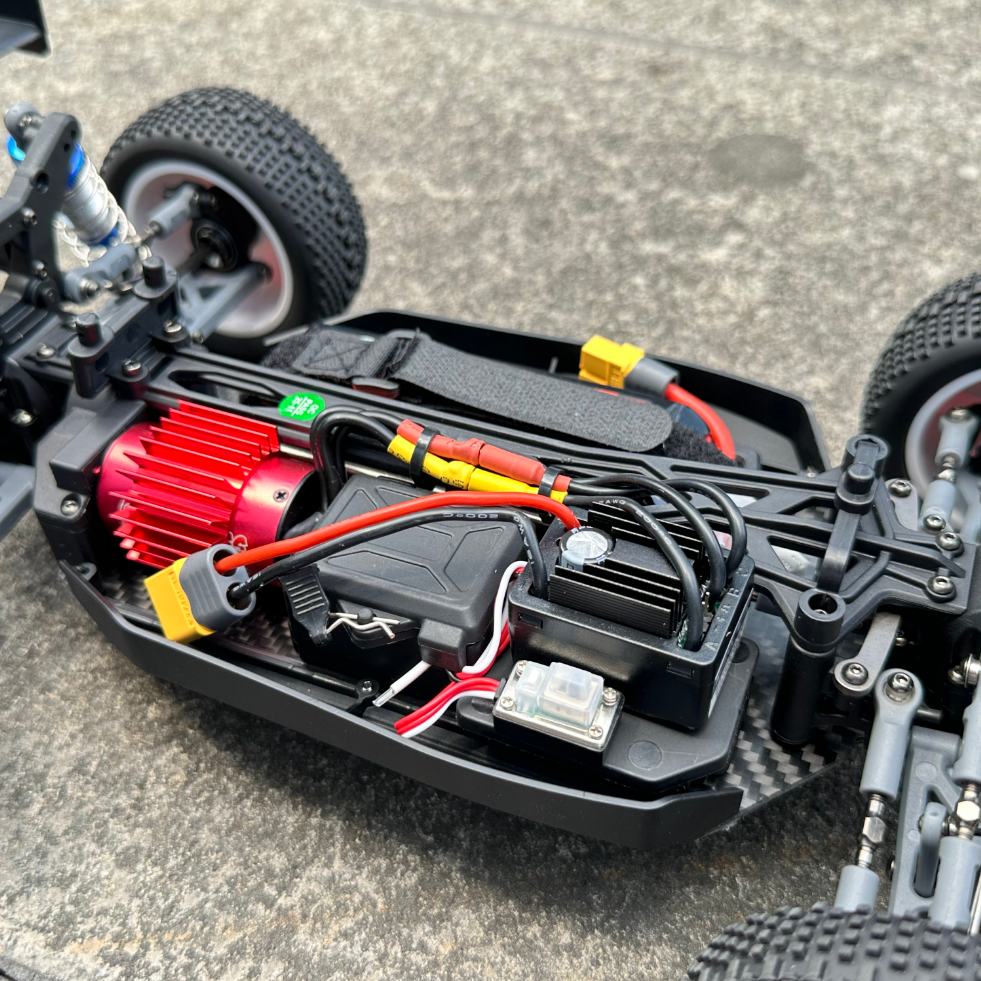 GTFans M610 1/12 RC Buggy – 60km/h High-Speed 4WD Brushless Off-Road Car with CF Chassis & 2.4GHz Remote