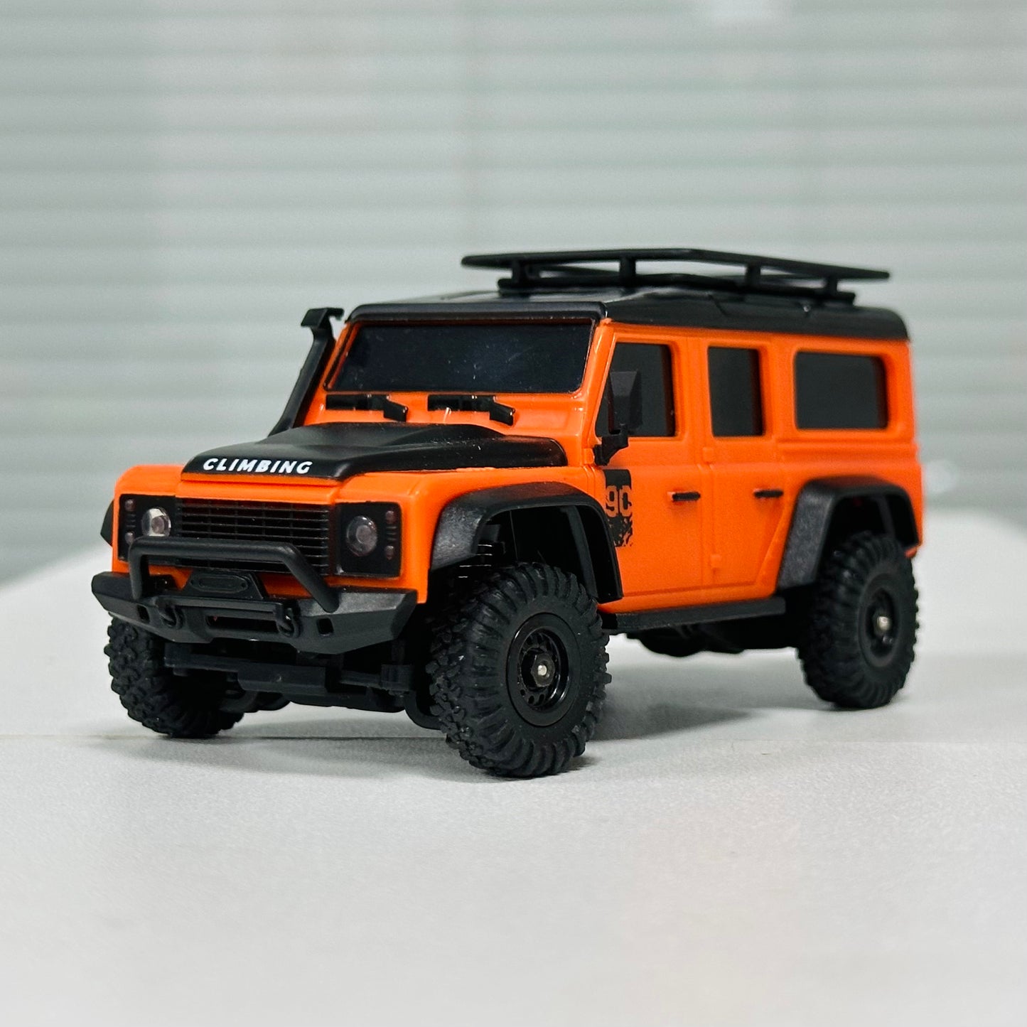 HB Toys 1:43 4WD Mini RC Rock Crawler – App & 2.4GHz Remote Control, LED Lights, USB Rechargeable Micro Off-Road Truck
