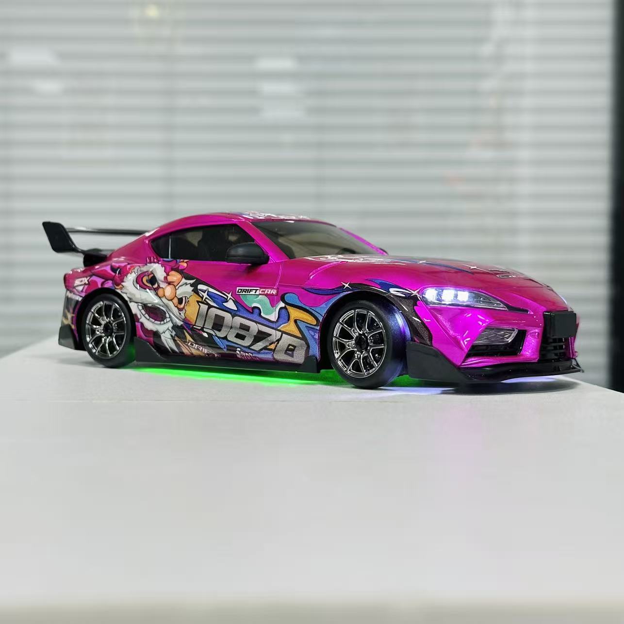 Hstar D24 1/24 Scale RC Drift Car – 4WD, Gyro, LED Lights, 25+ KM