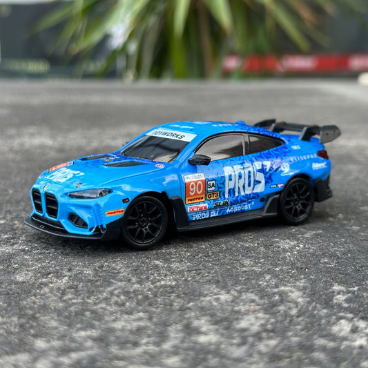 HSTAR D43-06Q / D43-06S M4 1/43 4WD Alloy RC Drift Car RTR – V2 Controller with Gyro and Magnetic Body